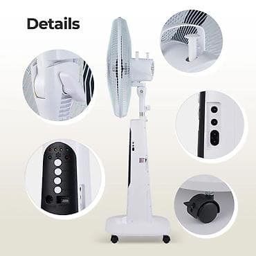 Ventilyator Yeni, Döşəməüstü, Pərli, Kredit yoxdur, Pulsuz çatdırılma — 2