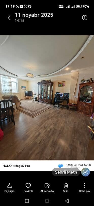 arenda moykalar 2020: Metro İnşaatçılar 50_60_metr məsafədə Qanuni 2_otaq mənzil satılır — 1