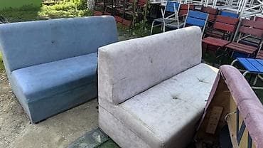 divan salon ucun: Düz, sadə divan, Bazasız, Taxta, Kredit yoxdur, Zəmanətsiz — 3