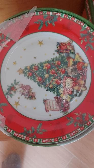 boş drel: Boşqablar, rəng - Qırmızı — 3