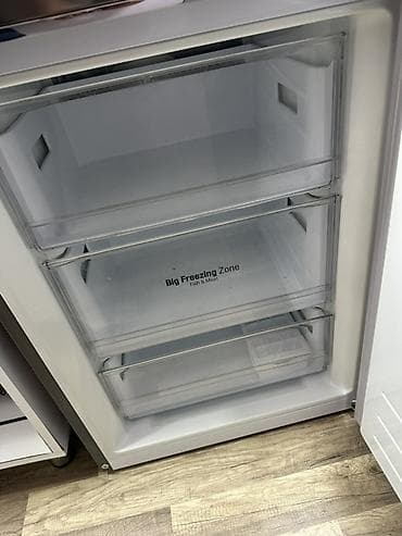 texno spar: İşlənmiş 2 qapılı LG Soyuducu Satılır, rəng - Gümüşü — 3