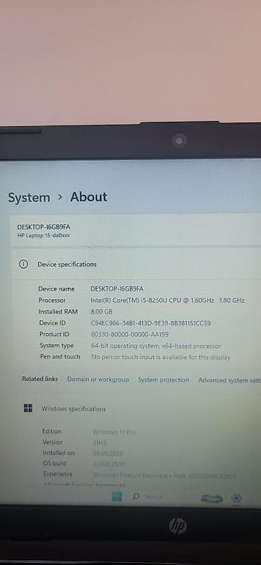 nlt plus electronics: HP noutbuk Qiymət:450 manat Zədəsi,cızığı yoxdur - Model: HP (15.6" — 5