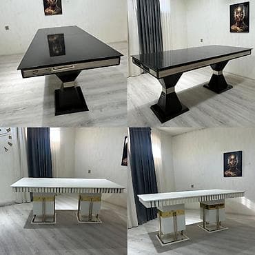 Qonaq masası, İşlənmiş, Kvadrat masa