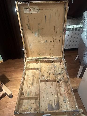 Дрели: Plein-air üçün rəssam molbert–çemodan - Daşıması asan taxta çemodan — 6