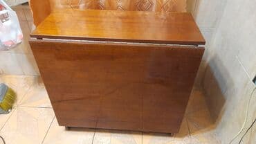 Qonaq masası, İşlənmiş, Açılan, Kvadrat masa