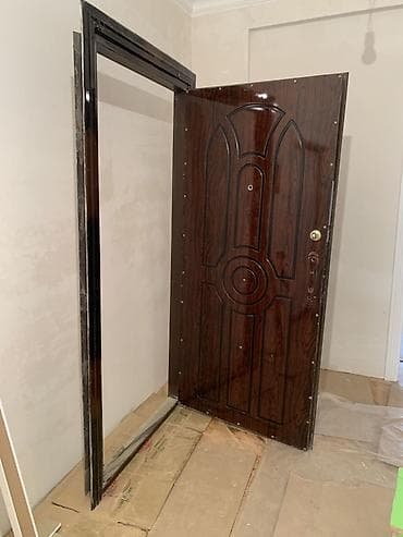 pencere qapi: Mənzil üçün İşlənmiş Giriş qapısı Çərçivə ilə, Zəmanətli, Ünvandan götürmə — 4