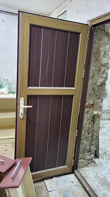 MDF-laminat qapı Qapı və çərçivə birlikdə Yaxşı vəziyyətdədir.Ölüçüsü