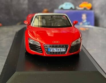 metbex tavan modelleri: Коллекционная модель AUDI R8 V10 Spyder Red 2012 Limited Edition — 16