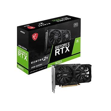 komputer ekrani: MSI GeForce RTX 3050 VENTUS 2X E 6G OC — bu, əsasən 1080p (Full HD) — 1