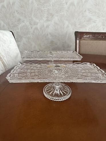 Tort və şiriniyyat qabı, Xrustal, Çexiya — 2