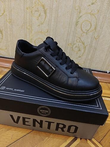 samba krasofka: Kişi idman üslublu ayaqqabı – Ventro Shoes - Rəng: tam qara - Dizayn — 3