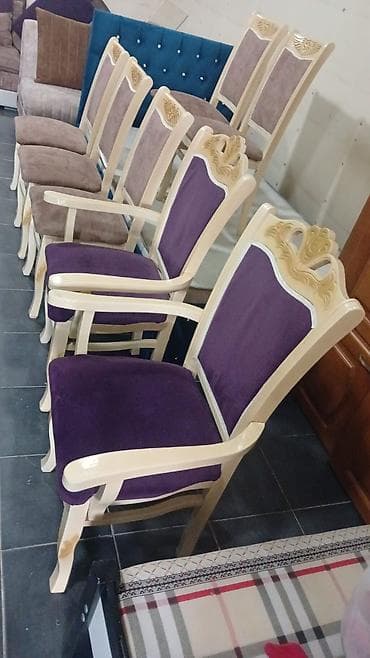Qonaq otağı üçün, İşlənmiş, Qatlanmayan, rəng - Bej Stul