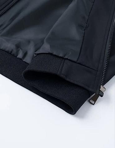 pencekler: Qara rəngdə kişi bomber üslublu yüngül gödəkçə.xl-xxl - 180-185sm - — 2