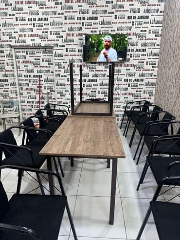 mətbəx stol: Mətbəx üçün, Yeni, Açılmayan, Kvadrat masa, 4 stul — 15