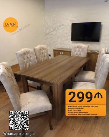 gaming oturacaqlar: Açılan, Dördbucaq masa, 6 stul — 1