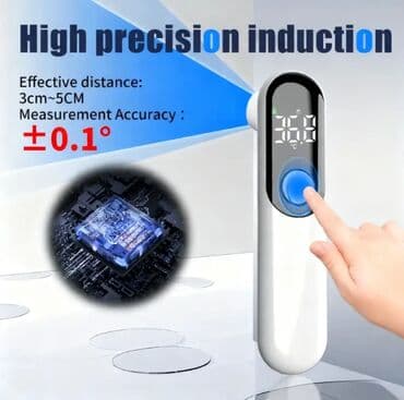 Тонометры: Təmasız rəqəmsal termometr - İnfraqırmızı, təmas olmadan ölçüm - C/F — 2