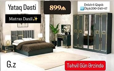 stollar ve stullar: İkinəfərlik çarpayı, Dolab — 1