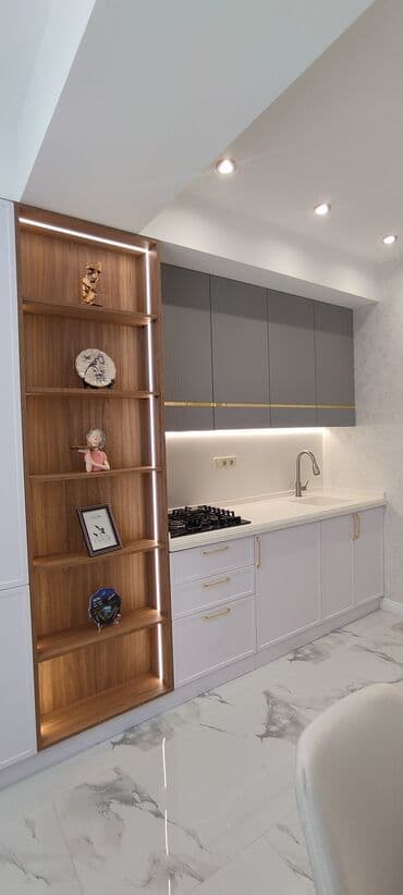 avanqard mebeller: Mətbəx dəsti müasir dizaynı ilə funksionallığı və estetik görünüşü — 5