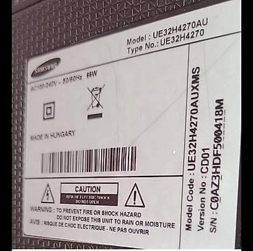 tvi: İşlənmiş Televizor Samsung LED ekran 32" Ünvandan götürmə — 2