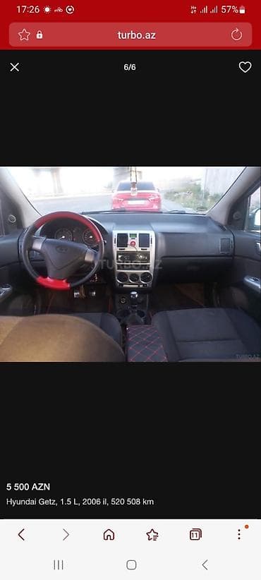 vaz 2107 abilsofka: Hyundai Getz: 1.5 l | 2006 il Hetçbek — 5