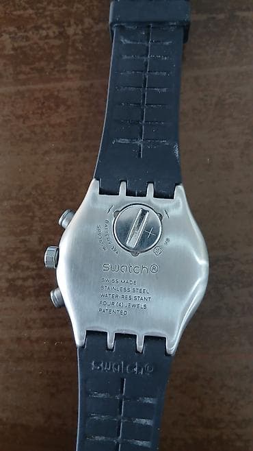 İşlənmiş, Qol saatı, Swatch, rəng - Qara — 2