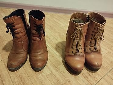 Tuflilər: Ölçü: 36, rəng - Qəhvəyi, İşlənmiş — 4