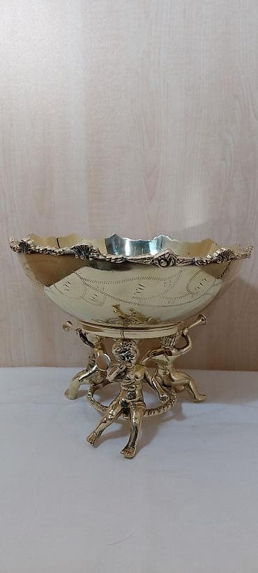 guzgu samdan: Bürünc dekorativ meyvə/qəlyanaltı qabları – barokko üslubunda — 3