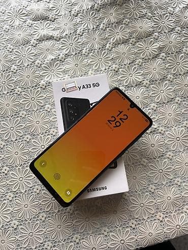 playstation 2 hdmi: Samsung Galaxy A33 5G, rəng - Qara, Barmaq izi — 1