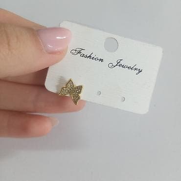 qadın sırğaları kaffı: Qızılı rəngdə sırğalar kolleksiyası - Brend: Xuping və Fashion — 2