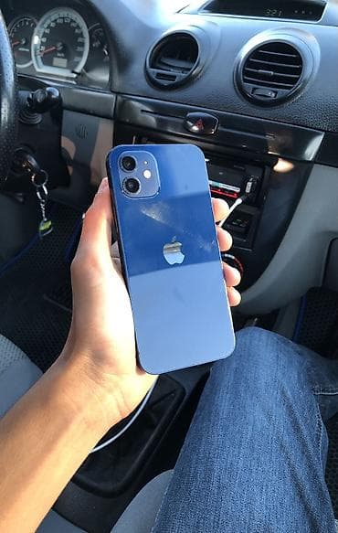 IPhone 12, 64 GB, Mavi, Zəmanət, Simsiz şarj, Face ID