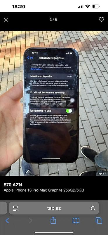 iphone x teze: IPhone 13 Pro Max, 256 GB, Graphite, Face ID — 2