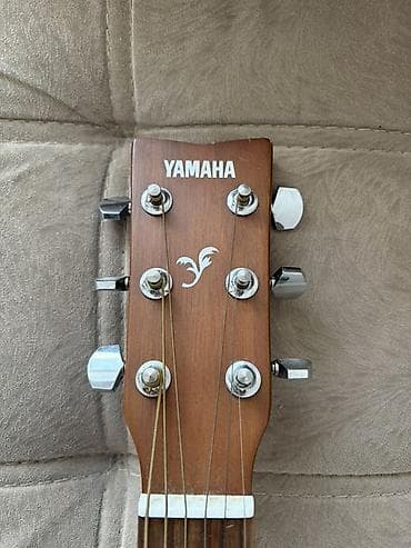 real gitara: Akustik gitara, Yamaha, 6 sim, İşlənmiş, Ünvandan götürmə — 5