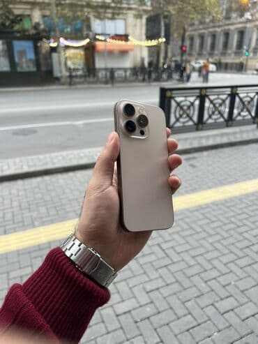 alfa: IPhone 16 Pro, 128 GB, Desert Titanium, Face ID — 2