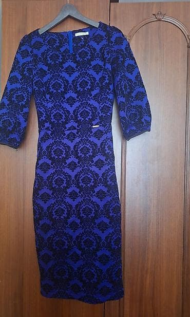 Женская одежда: Zərif dizaynlı qolsuz deyil, 3/4 qol uzunluqlu qələm fason don. Rəngi — 1