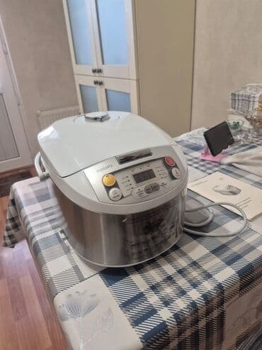 аэрогриль купить в баку: Çoxfunksiyalı multibişirici - Korpus: paslanmayan polad və ağ rəngli — 2