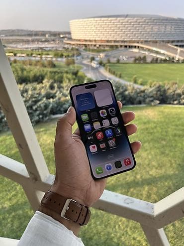 tank 3 pro max: IPhone 14 Pro Max, 256 GB, Jet Black, Zəmanət, Simsiz şarj, Face ID — 3