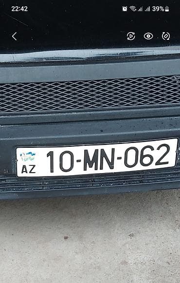 vuruq masin: Avtomobil dövlət nömrə nişanı - Seriya: 10-MN-062 - Ölkə/standart: AZ — 1