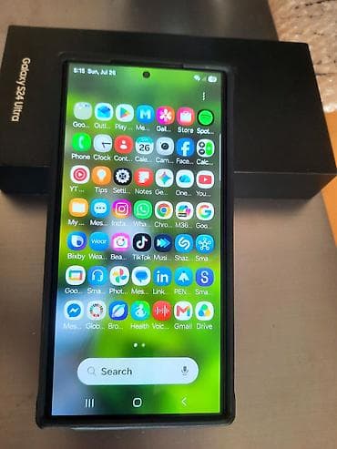 xiaomi redmi 9 t: Samsung Galaxy S24 Ultra, 512 GB, rəng - Qara, Barmaq izi — 4