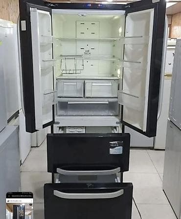 mini dondurucu: Hotpoint-Ariston 4 qapılı soyuducu (French Door + 2 alt çekmə — 1