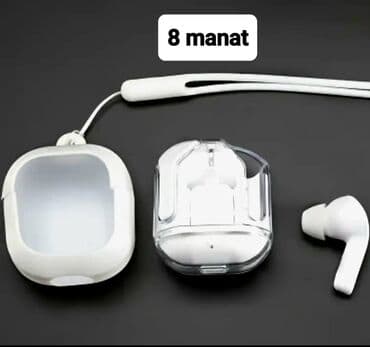 qulaqliq temiri: Yeni Simsiz (Bluetooth) Qulaqcıqlar, rəng - Ağ — 8