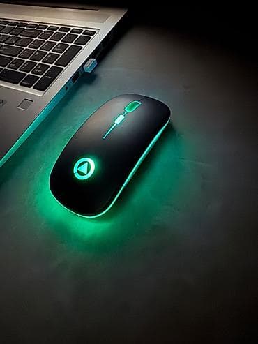 RGB işıqlı simsiz BLUETOOTH mouse - Rəng dəyişən LED işıqlar: kənar — 3