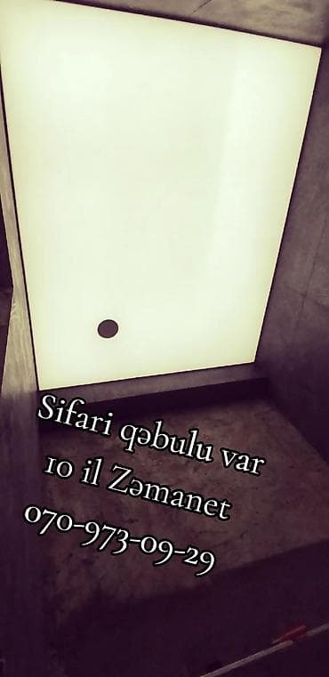 tavan: Gərgin tavan – işıqlı (LED) sistemli Qiymet K.m. 23 Azn 🏚️ - — 1