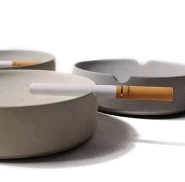 Minimalist külqabı - Material: Beton/keramik tərzində möhkəm kompozit