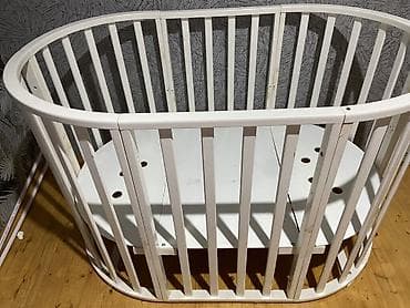 usaq beshiyi: Oğlan və qız üçün, Yumru, Beşik, Dəstsiz, Matras ilə, Yellənmə mexanizmsiz — 2