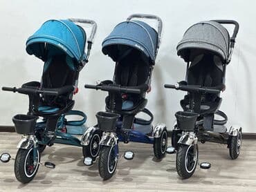 детские трехколесные велосипеды вest trike: Yeni Üç təkərli Uşaq velosipedi 12", Rayonlara çatdırılma, Pulsuz çatdırılma — 1