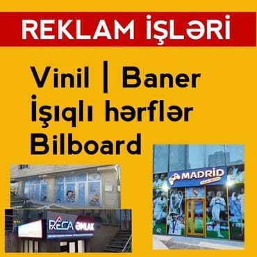 светодиодные экраны для наружной рекламы: Çöl Reklamları sifarişi HƏR NÖV ÇÖL REKLAMLARININ SİFARİŞİ • Vinil — 1