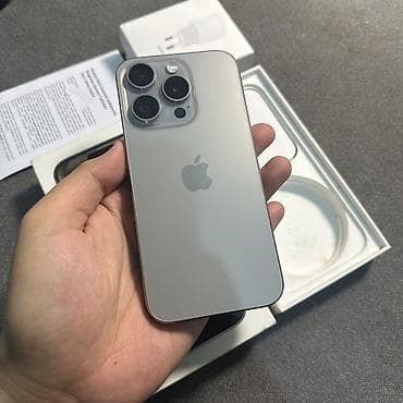 IPhone 15 Pro, 256 GB, Natural Titanium, Face ID
