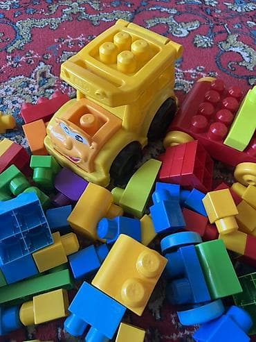 oyuncaq kamaz type 1: Uşaqlar üçün iri ölçülü konstruksiya dəsti - Rəngarəng plastik — 3