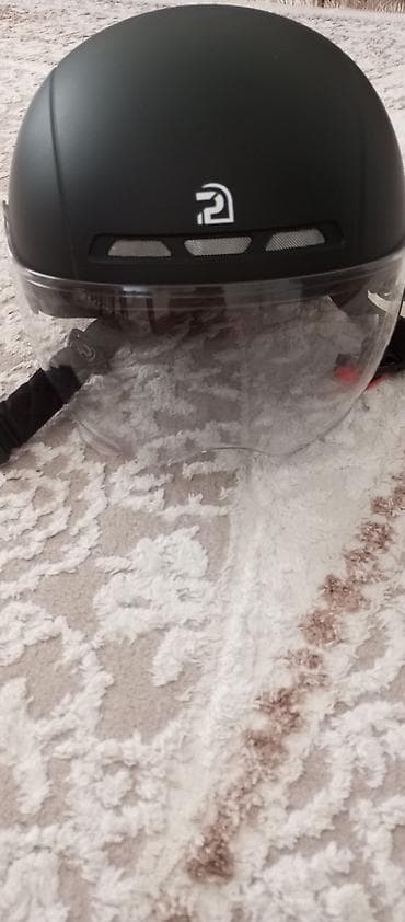 maz motor: Pemila urban tipli dəbilqə - Rəng: mat qara - Brend və yazı: PEMILA — 8