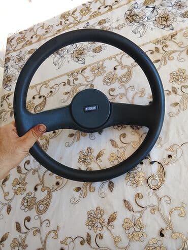 вешалка в прихожую с зеркалом: FIAT sükan çarxı - Orijinal FIAT loqolu, 3 şüalı klassik dizayn - — 3